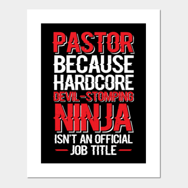 pastor because devil stomping ninja